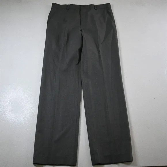 J Ferrar 38S 34x32 Gray 3 Piece Vest Mens Jacket Pants Suit‎